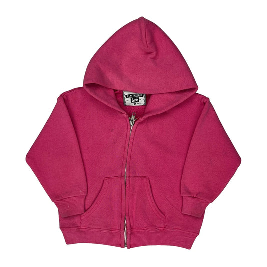 Vintage Age 3 Lee Hoodie - XS Pink Cotton