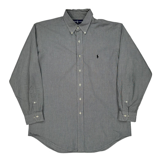 Yarmouth Ralph Lauren Shirt - Large Grey Cotton