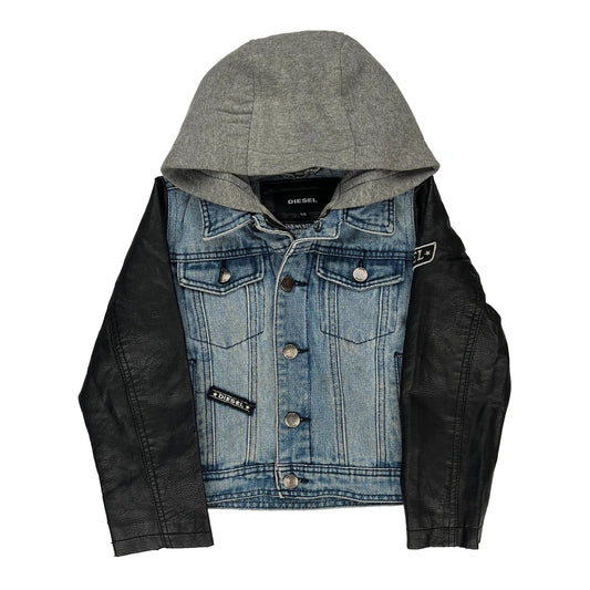 Age 5-6 Diesel Denim Jacket - XS Blue Cotton