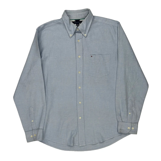 Tommy Hilfiger Shirt - Large Blue Cotton