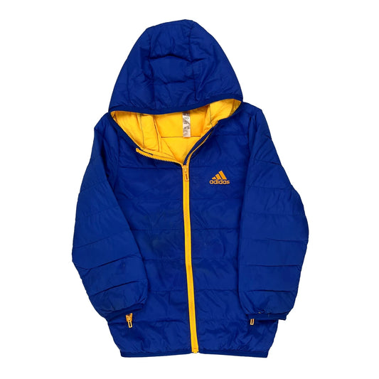 Age 6 Adidas Puffer - Small Blue Polyester