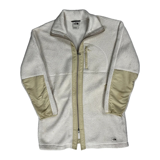 Vintage The North Face Fleece Jacket - Small Cream Polyester