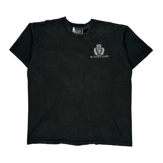 Image Wear Single Stitch T-Shirt - XL Black Cotton