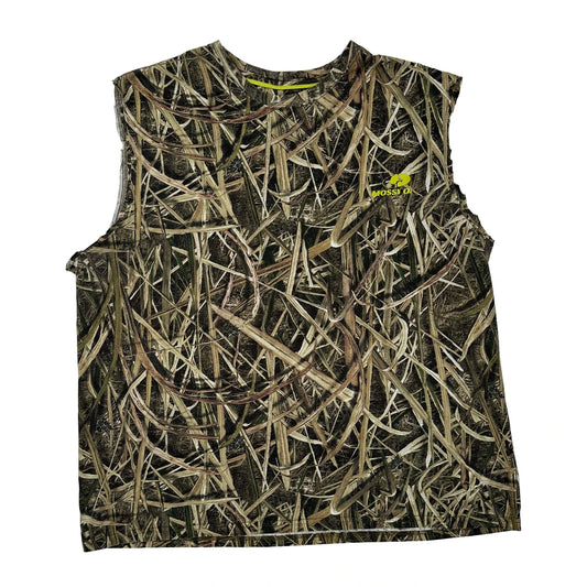 Mossy Oak Camo Vest - 2XL Camo Cotton Blend
