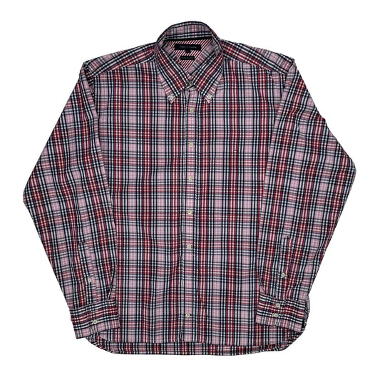 Vintage Tommy Hilfiger Checked Shirt - Large Multicoloured Cotton