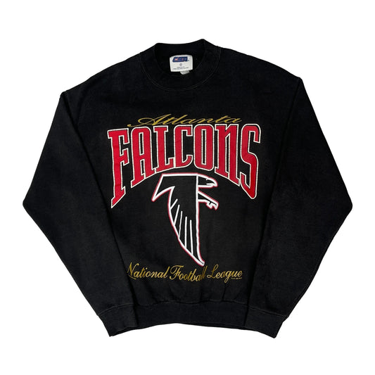 Made In USA Csa Atlanta Falcons Sweatshirt - Medium Black Cotton