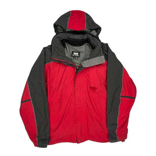 Helly Hansen Waterproof Jacket - XL Grey Polyester