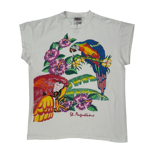 Oneita Graphic T-Shirt - XL Multicoloured Cotton