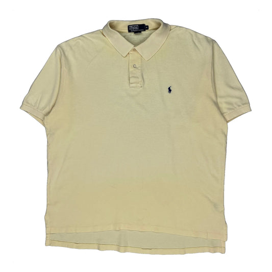Vintage Polo By Ralph Lauren Polo Shirt - XL Yellow Cotton