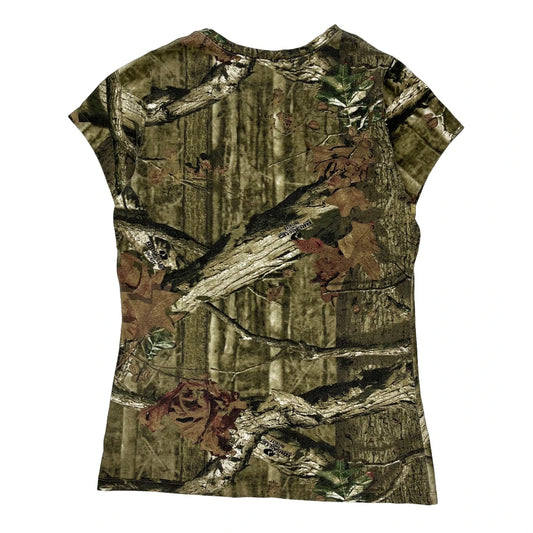Mossy Oak Camo T-Shirt - Medium Camo Cotton
