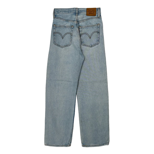 Levis Baggy Jeans - 25W UK 6 Light Wash Cotton