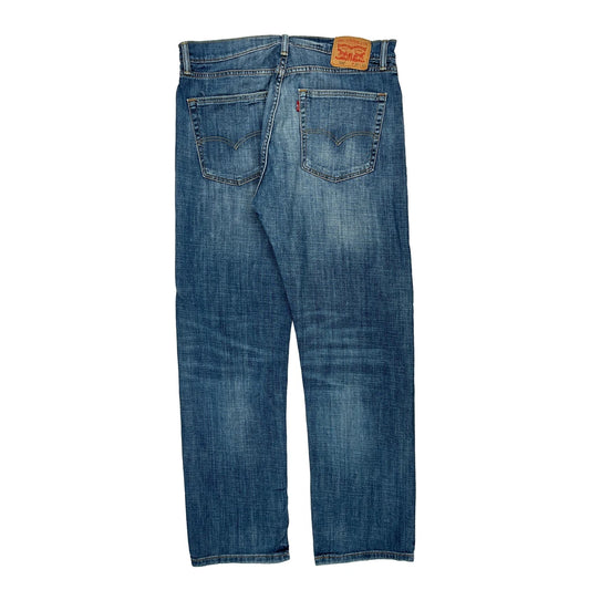 505 Levis Jeans - 36W 32L Blue Cotton