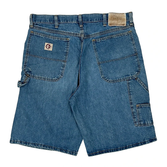 Unbranded Denim Shorts - 32W 11L Blue Denim
