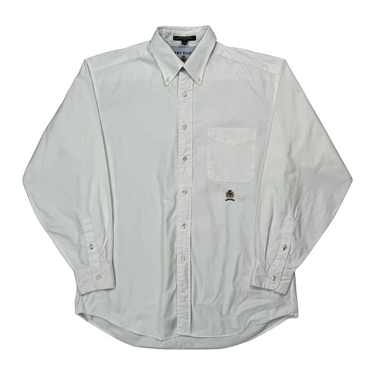 Tommy Hilfiger Shirt - Medium White Cotton