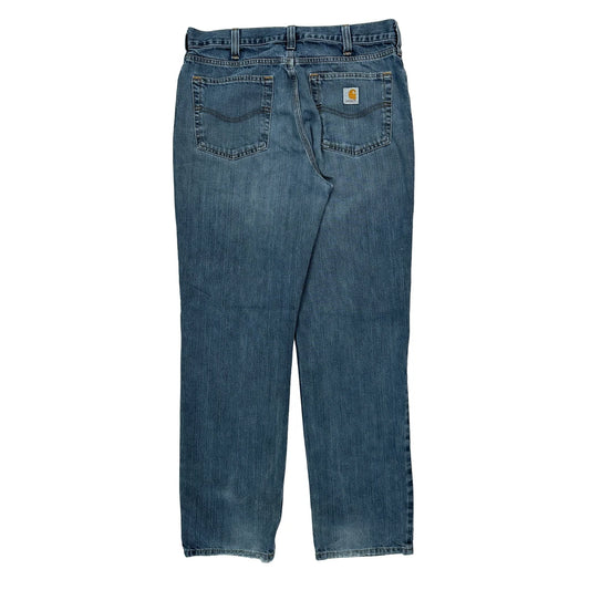 Carhartt Jeans - 33W 34L Blue Cotton Blend