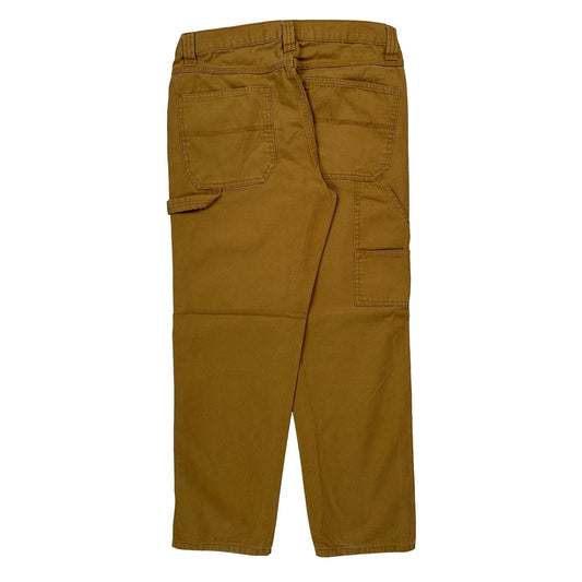 Berkley Jensen Carpenter Trousers - 32W 29L Brown Cotton