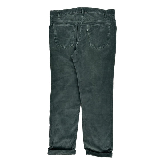 Vintage Unbranded Trousers - 36W 29L Grey Corduroy