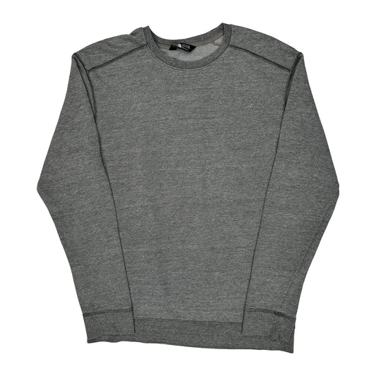 Vintage The North Face Sweatshirt - Large Grey Cotton Blend