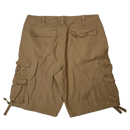 Vintage Lee Cargo Shorts - 36W 10L Khaki Cotton