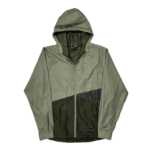 Under Armour Windbreaker - Large Green Polyester