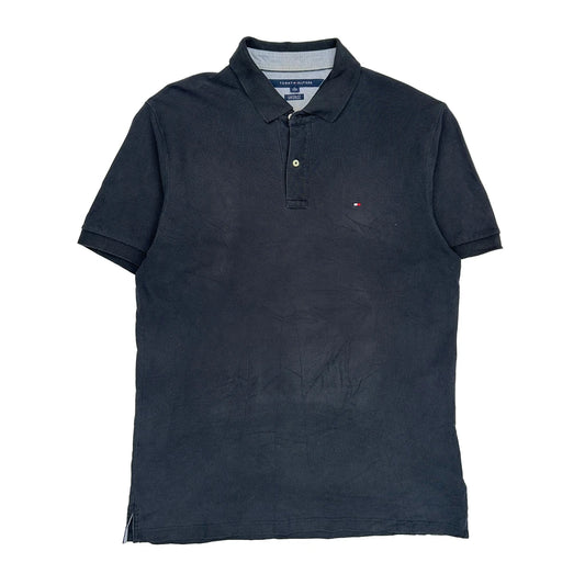 Tommy Hilfiger Polo Shirt - XL Black Cotton
