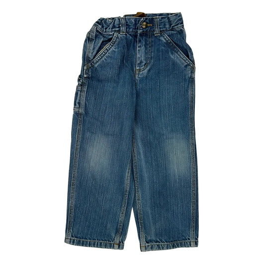 Age 4 Carhartt Double Knee Carpenter Jeans - 2XS Blue Cotton