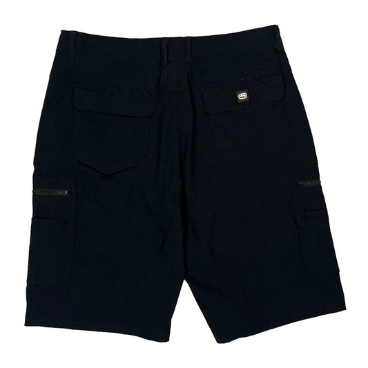 Vintage Ecko Unltd Cargo Shorts - 32W 11L Black Cotton