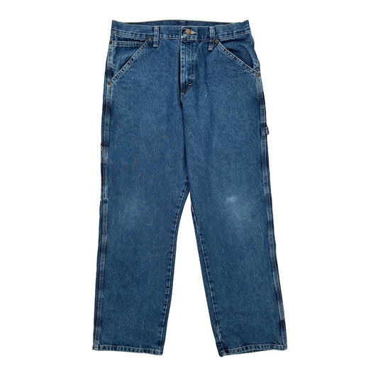 Wrangler Carpenter Jeans - 32W 30L Blue Cotton