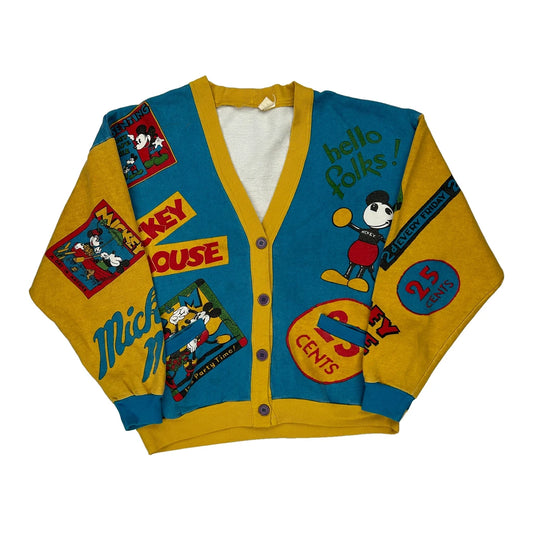 Mickey Mouse Disney Cardigan - Large Multicoloured Cotton