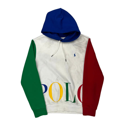 Polo By Ralph Lauren Spellout Hoodie - Medium Blue Cotton