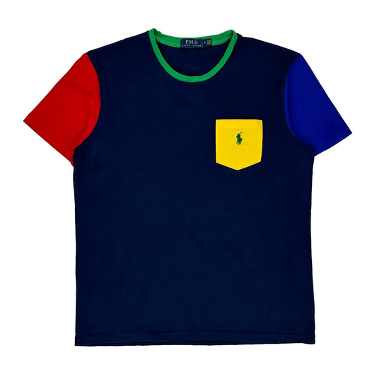 Polo By Ralph Lauren T-Shirt - Medium Multicoloured Cotton