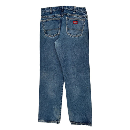 Dickies Jeans - 33W 32L Blue Cotton