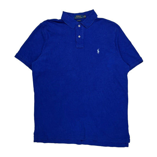 Vintage Polo By Ralph Lauren Polo Shirt - Large Blue Cotton