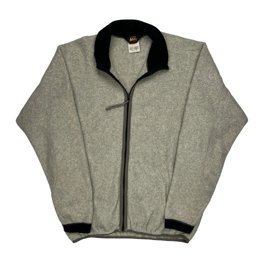 Rei Fleece Jacket - Small Grey Polyester