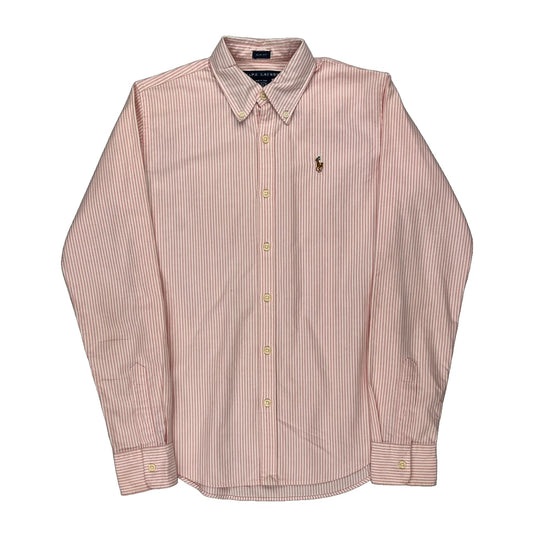 Ralph Lauren Slim Fit Shirt - Small Red Cotton