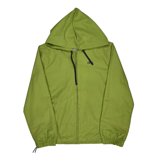 Vintage Reebok Windbreaker - Large Green Polyester