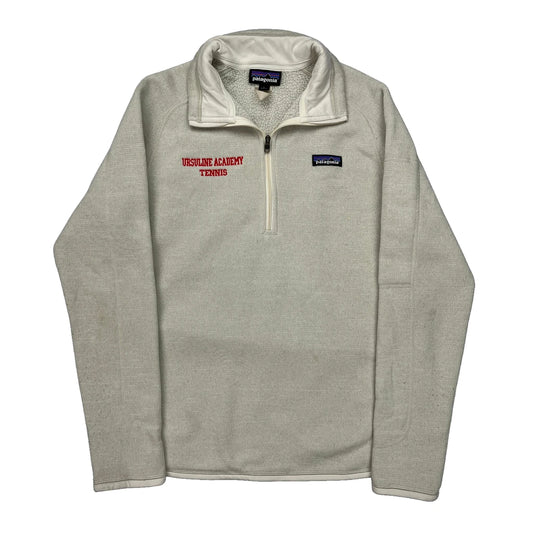 Ursuline Academy Tennis Patagonia 1/4 Zip - Large Cream Polyester