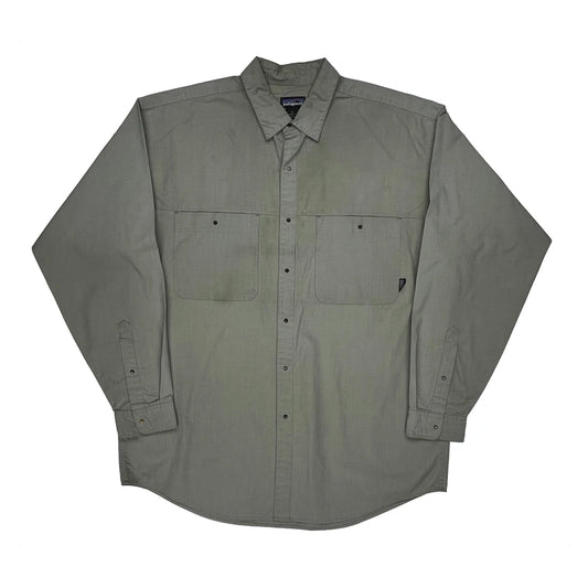 Patagonia Shirt - Large Grey Cotton