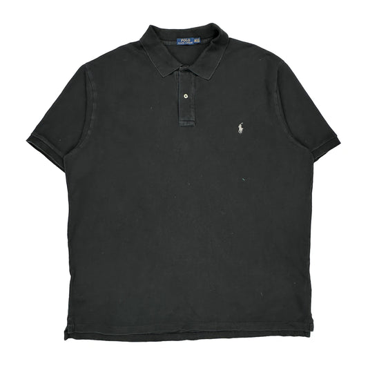 Polo By Ralph Lauren Polo Shirt - 2XL Black Cotton
