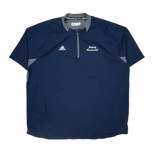 Bentonville Buccaneer Golf Adidas Windbreaker - 2XL Navy Polyester