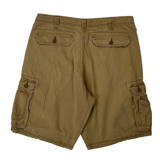 Vintage Lee Cargo Shorts - 36W 10L Beige Cotton