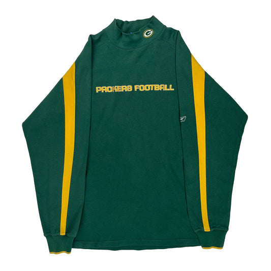 Green Bay Packers Reebok Nfl Sweatshirt - Large Green Cotton