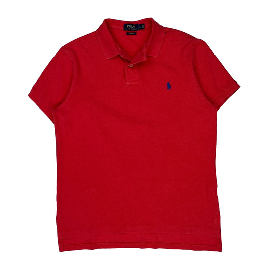 Vintage Polo By Ralph Lauren Polo Shirt - Large Red Cotton