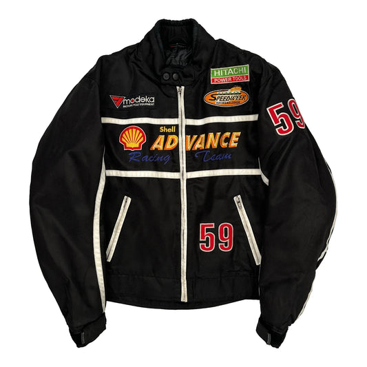 Racing Team Modeka Graphic Jacket - Large Black Polyester