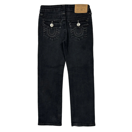 Vintage Age 7 True Religion Slim Fit Jeans - Medium Black Denim