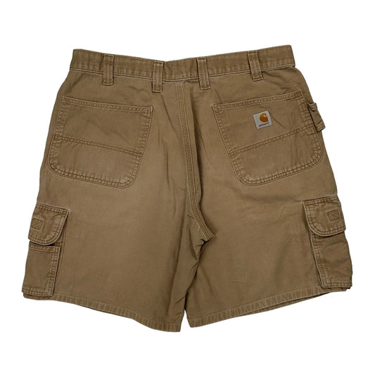 Carhartt Cargo Shorts - 34W 10L Brown Cotton