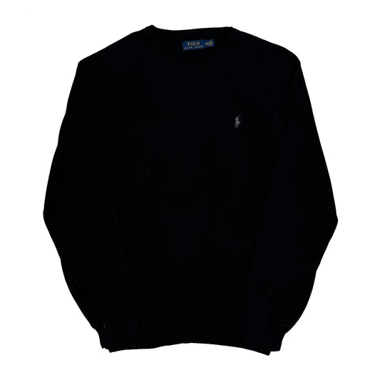 Vintage Polo By Ralph Lauren Jumper - 2XL Black Cotton