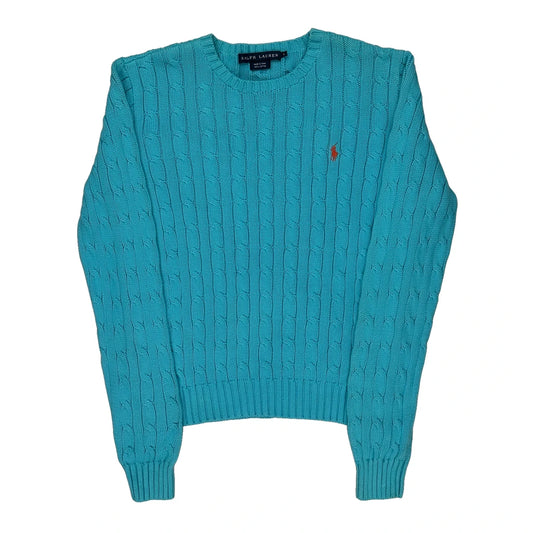 Ralph Lauren Jumper - Large Blue Cotton