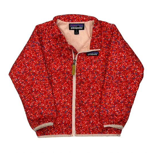 Age 4 Patagonia Floral Jacket - 2XS Red Polyester