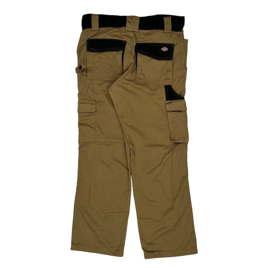 Vintage Dickies Cargo Trousers - 32W 29L Khaki Cotton